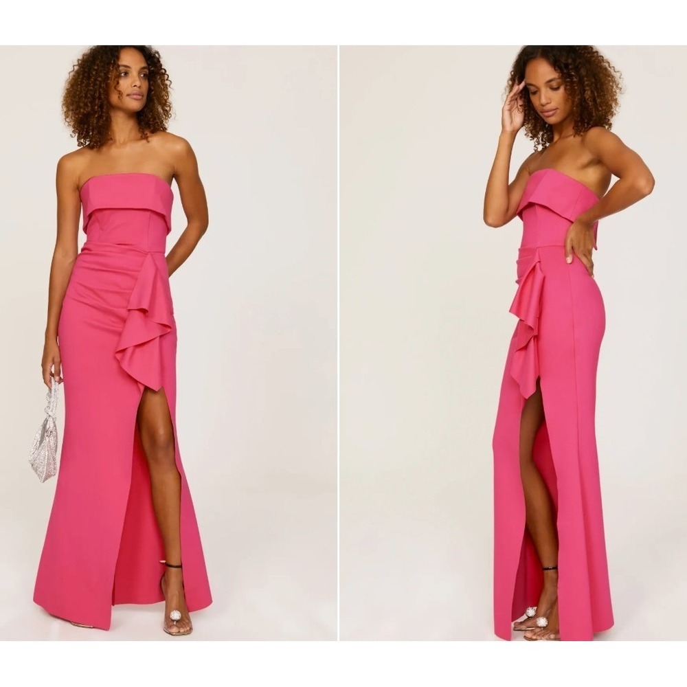 Elliatt Across Gown Dress‎ Maxi Strapless